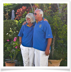 The Hosts - Eva and Hermann